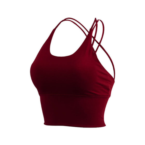 Strappy Padded Workout Yoga Bras - Image 6