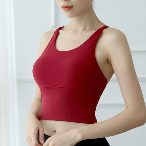 Strappy Padded Workout Yoga Bras