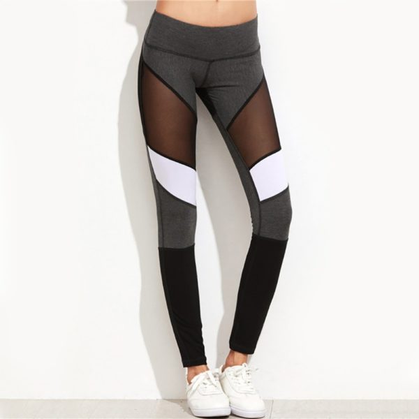 Mesh Patchwork Leggings