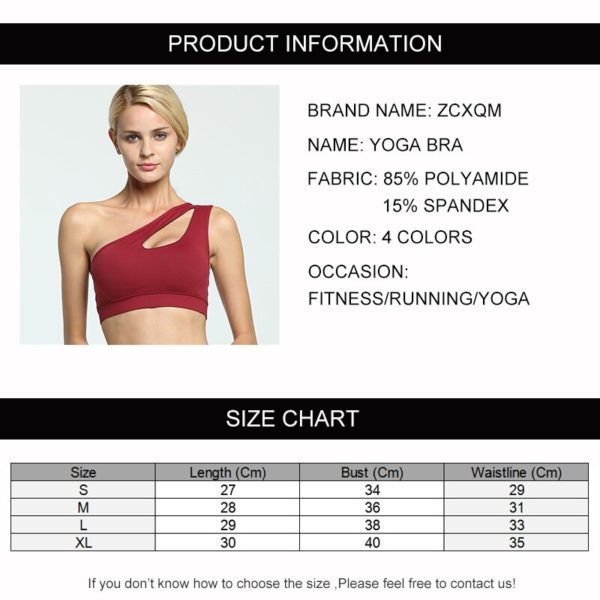 One Shoulder Sports Bra - Image 6