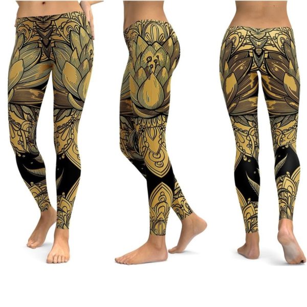 Colorful Print Yoga Pants - Image 6