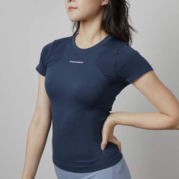 Fitness Women Letter Yoga Shirt - Image 5